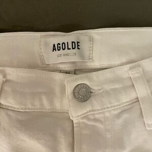 AGOLDE Women's White 26 Ankle Jeans